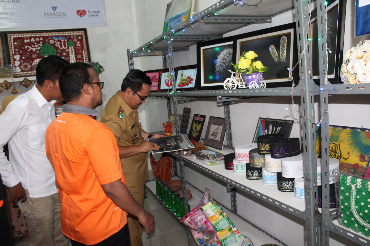 Pusat Kerajinan Handicraft Rumah Zakat Diresmikan Wakil Bupati Batubara